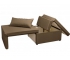 Кресло-кровать Милена рогожка brown
