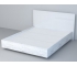 Кровать Эго арт. 031 1600 бетон светлый/белый глянец