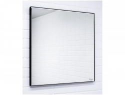 Зеркало Corsica 600х600 black alum без подсветки Sansa
